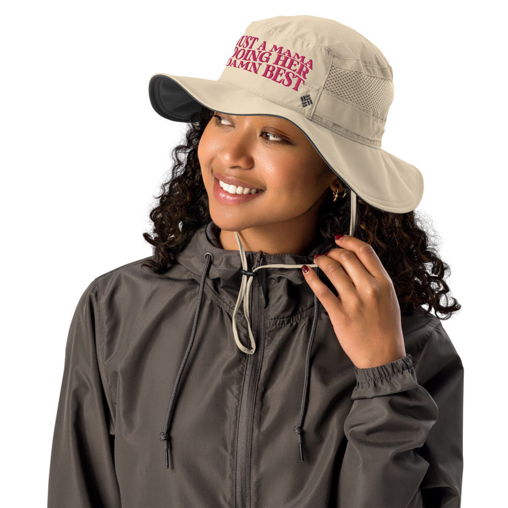 Just A Mama Doing Her Damn Best - Columbia Booney Hat (Pink)