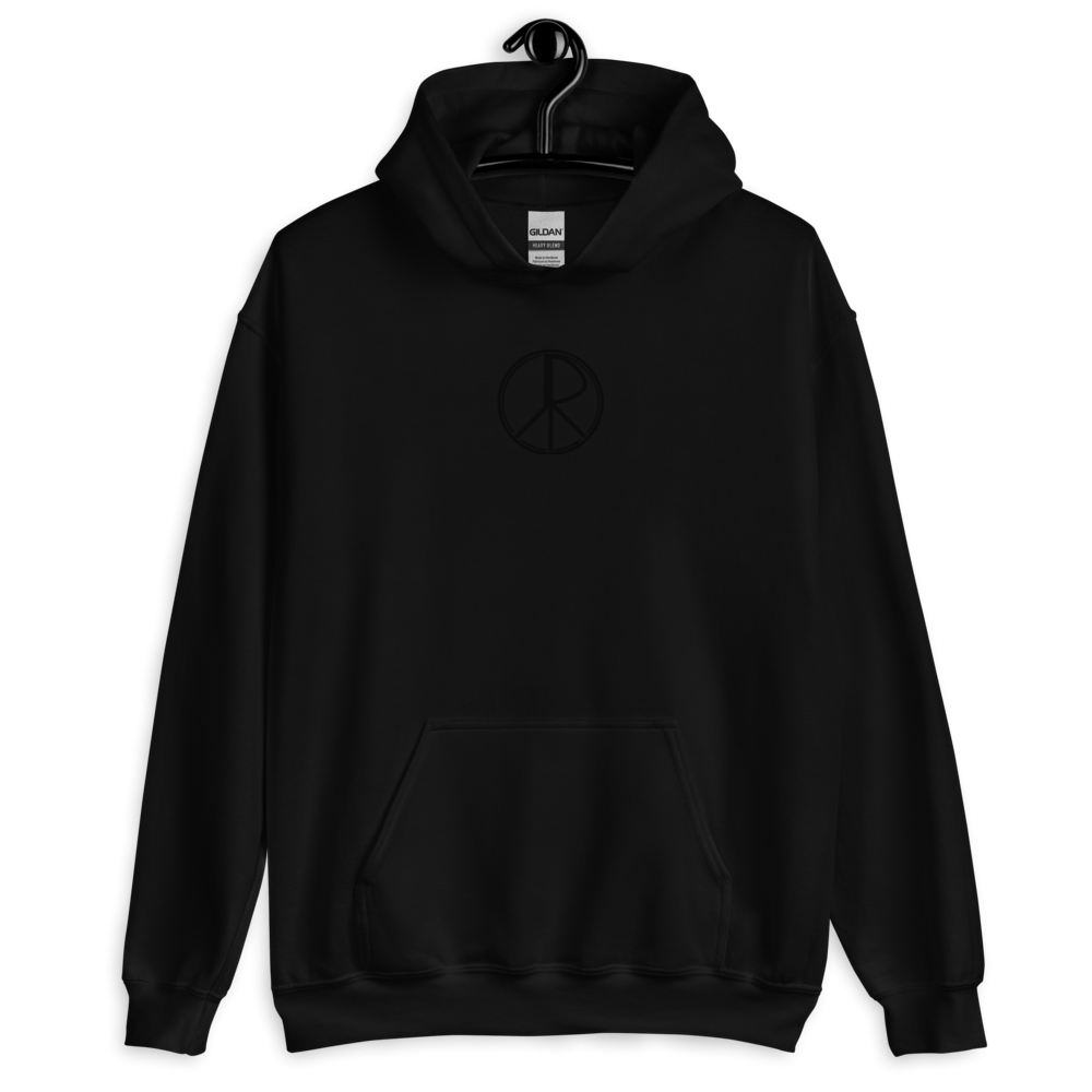 Black On Black Logo - Hoodie