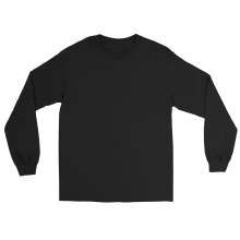Black On Black Logo - Long Sleeve Tee