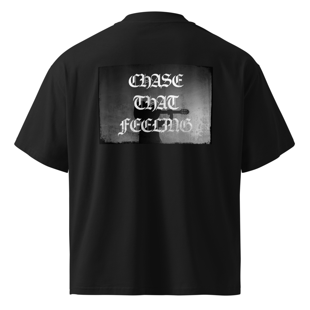 Chase The Feeling - Oversized High Neck Tee