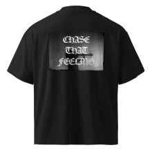 Chase The Feeling - Oversized High Neck Tee