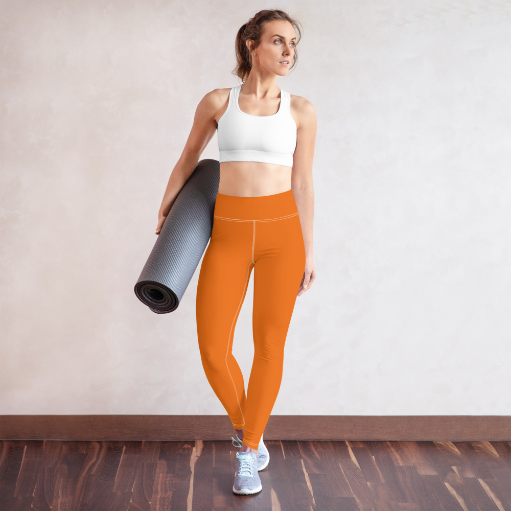 Cancer Schmancer - Yoga Leggings (Pumpkin)