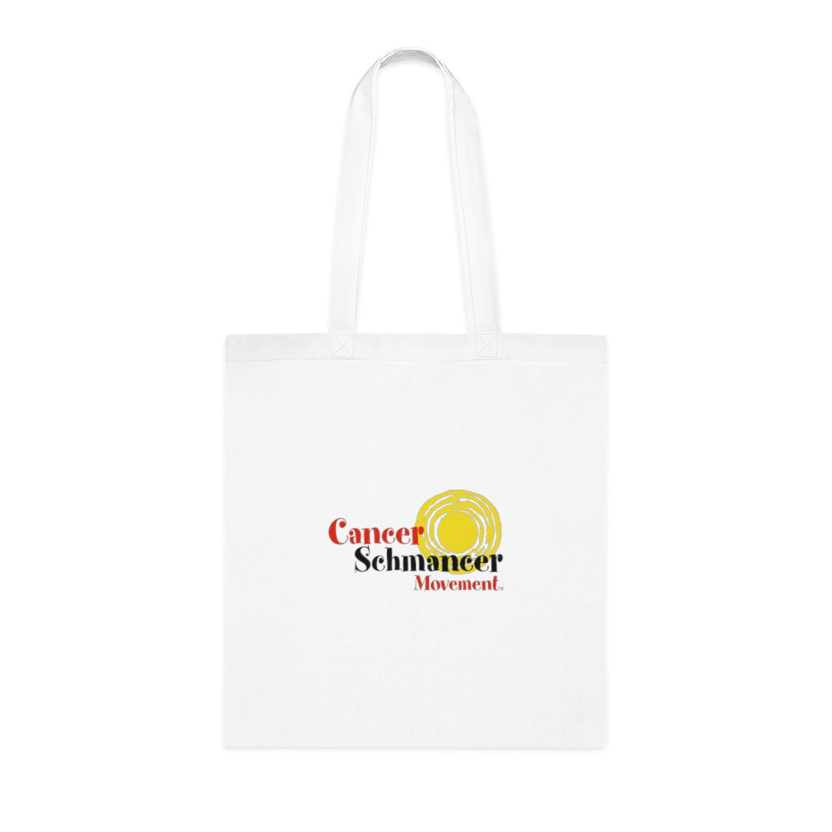 Cancer Schmancer Logo Tote Bag Lightweight