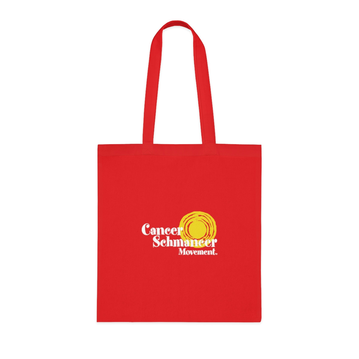 Cancer Schmancer Logo Tote Bag Lightweight