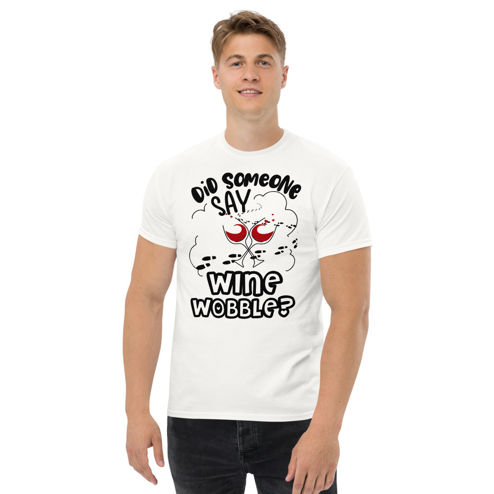 Wine Wobble Men's classic tee