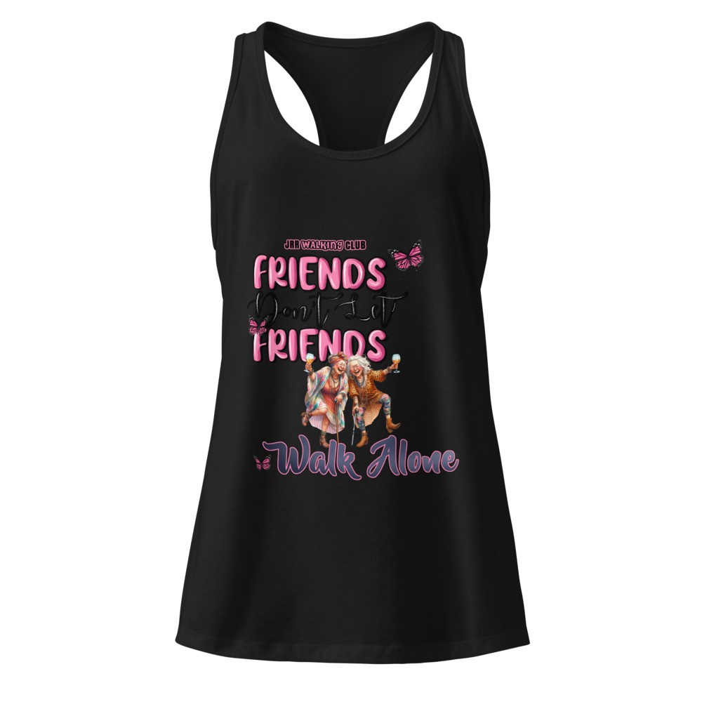 JRR Walking Club Women’s Fitted Racerback Tank Top