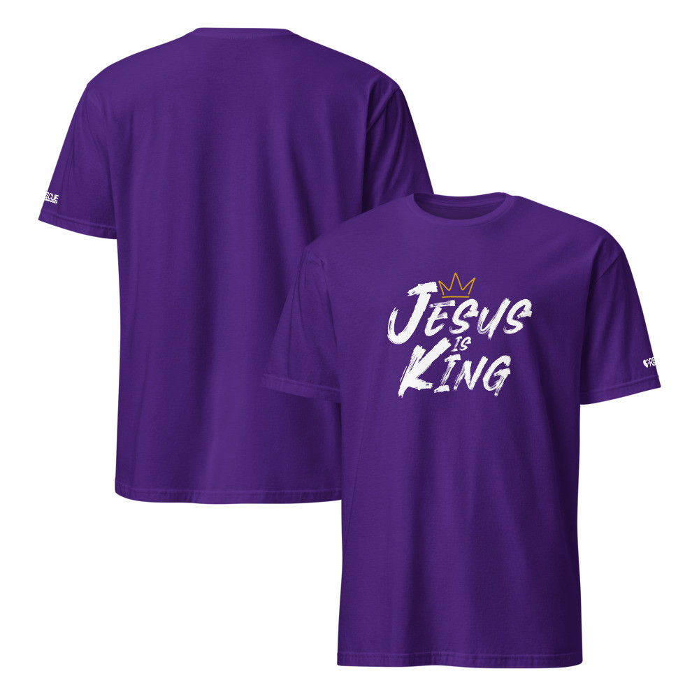 JESUS IS KING - Purple