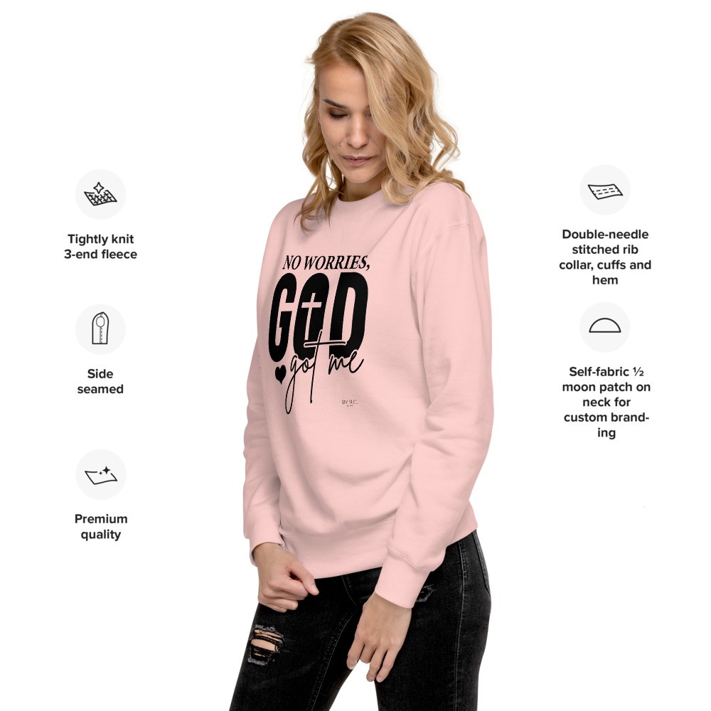 Premium Sweatshirt "GOD GOT ME"