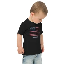 Toddler t-shirt "America" with Flag