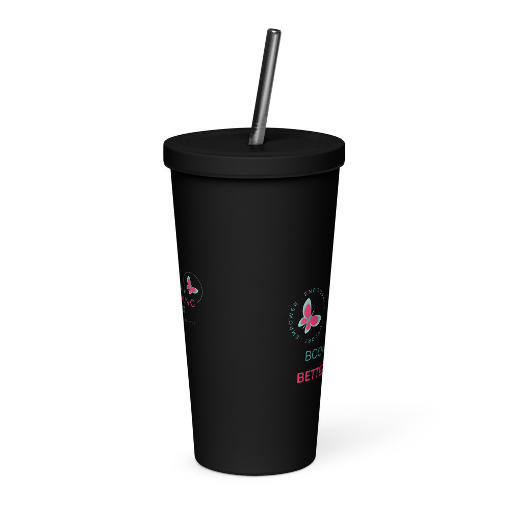 Book Professionals Tumbler With Straw