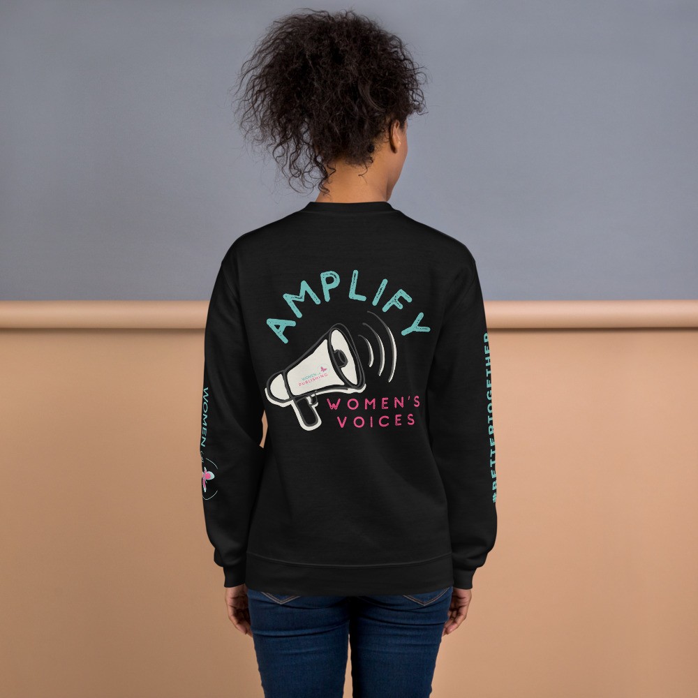 Women in Publishing Amplify Women's Voices Crewneck Sweatshirt