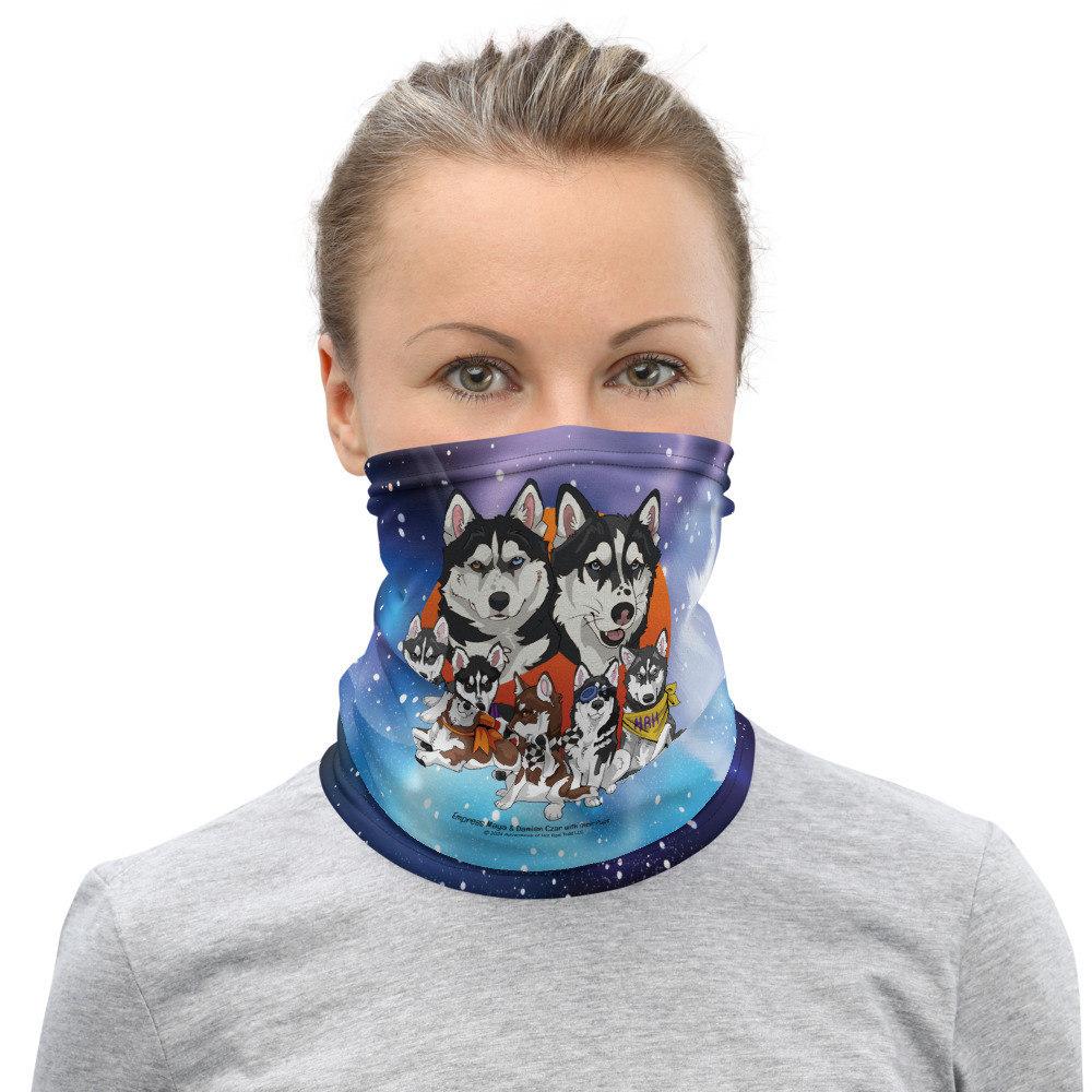 Empress Maya & Damien Czar with Pack - Neck Gaiter