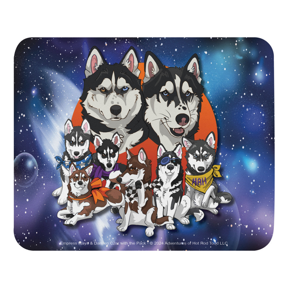 Maya & Damien with the Pups Mouse Pad 24