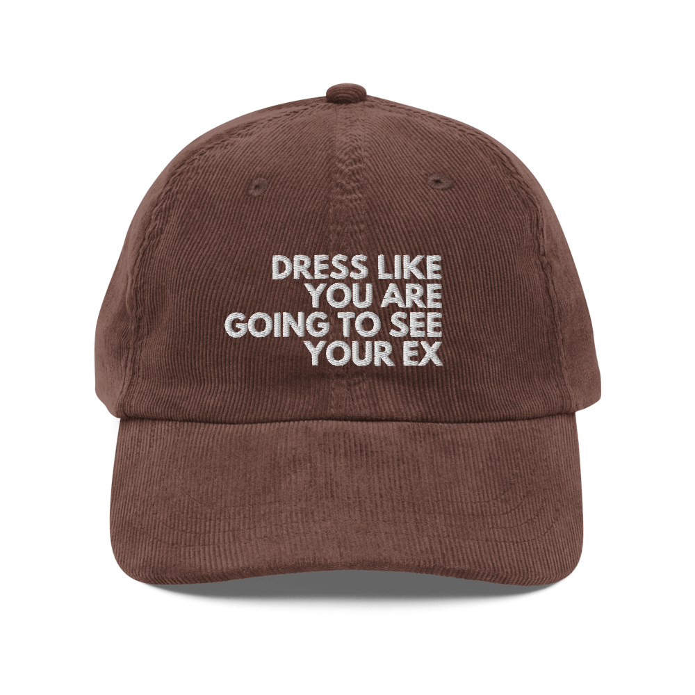 [2024 collection] DRESS LIKE YOU ARE GOING TO SEE YOUR EX // alone again LTD - corduroy hat