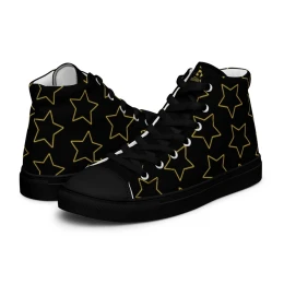 Golden Stars Men’s High-Top Sneakers