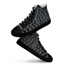 Black Snake Men's High Top Sneakers
