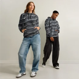 Black Snake Cotton Hoodie (Unisex)