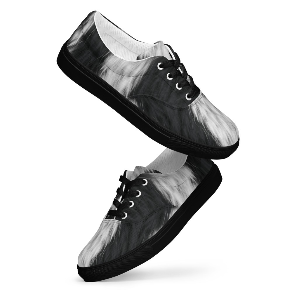 Zebra Men's Canvas Shoes