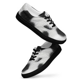 Cow Ladie's Canvas Shoes