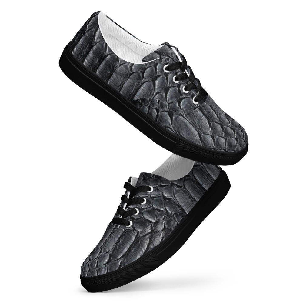 Black Snake Men's Canvas Shoes