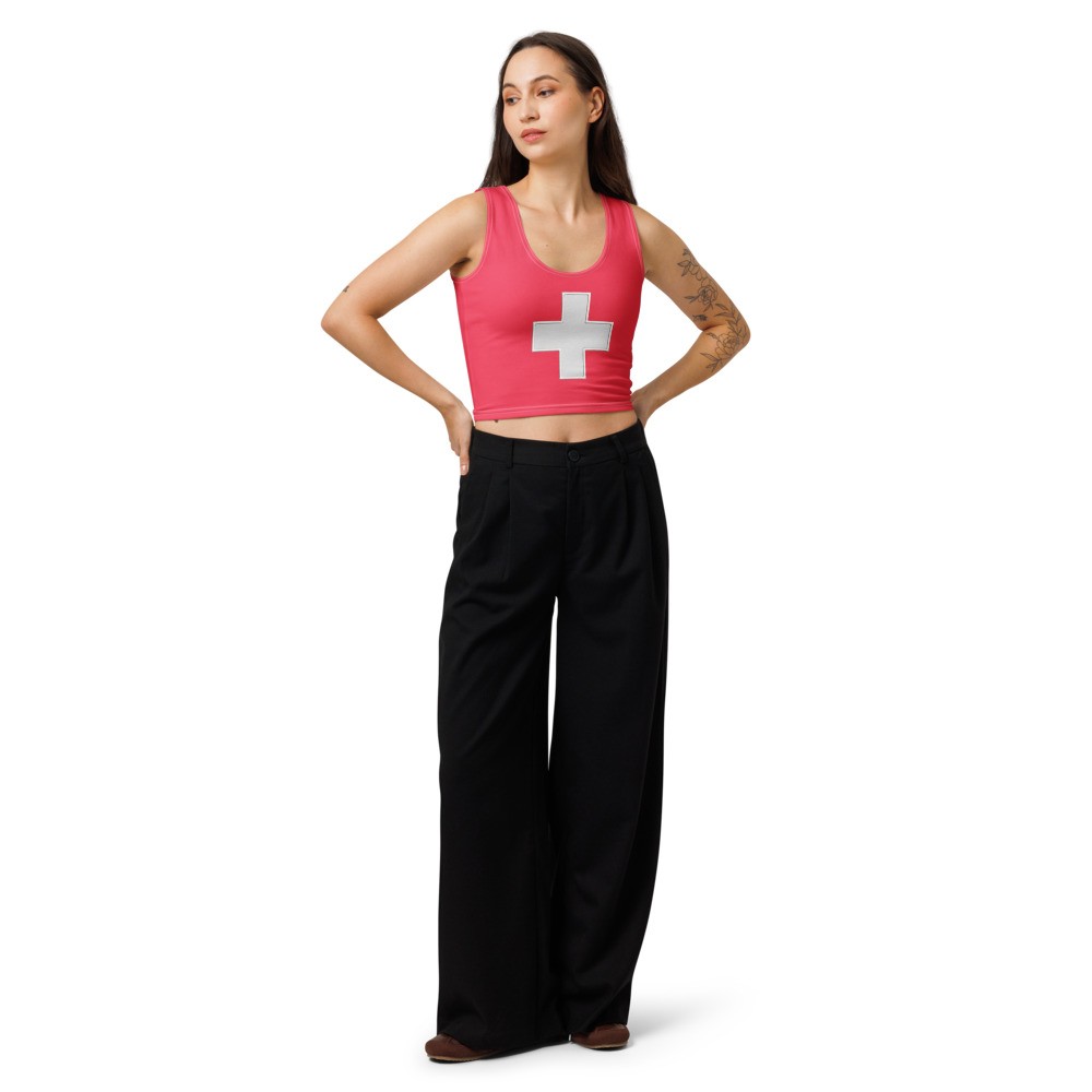 Switzerland Ladies Cotton Crop Top