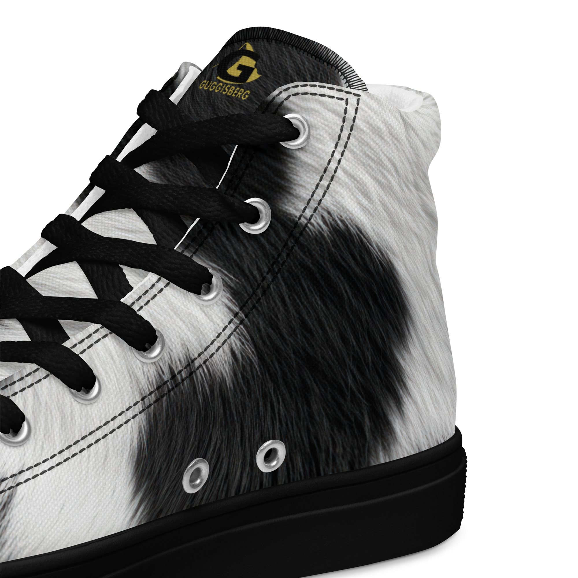 Cow Ladie's High Top Sneakers