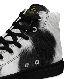 Cow Ladie's High Top Sneakers