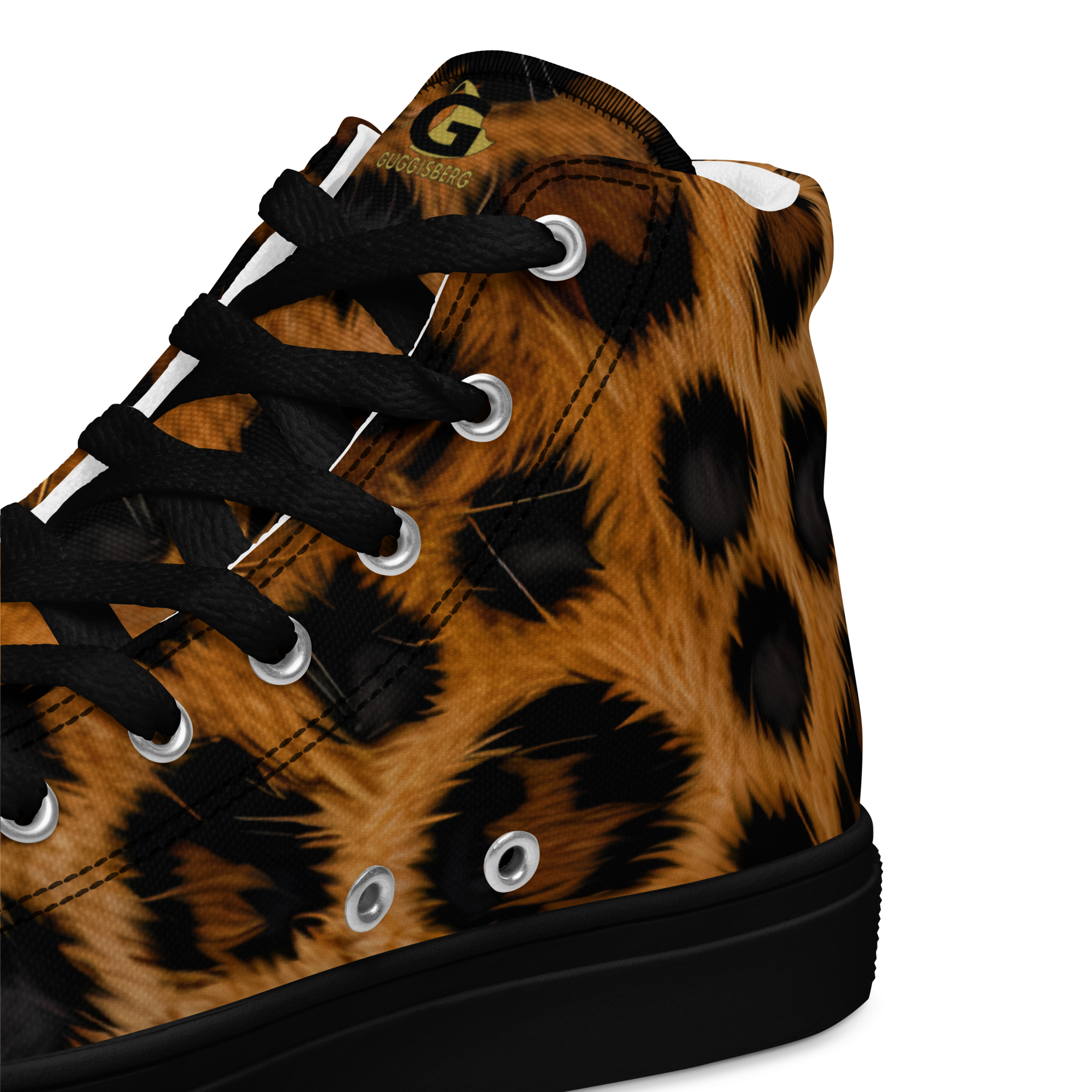 Leopard Ladie's High Top Sneakers