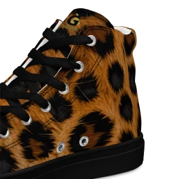 Leopard Ladie's High Top Sneakers