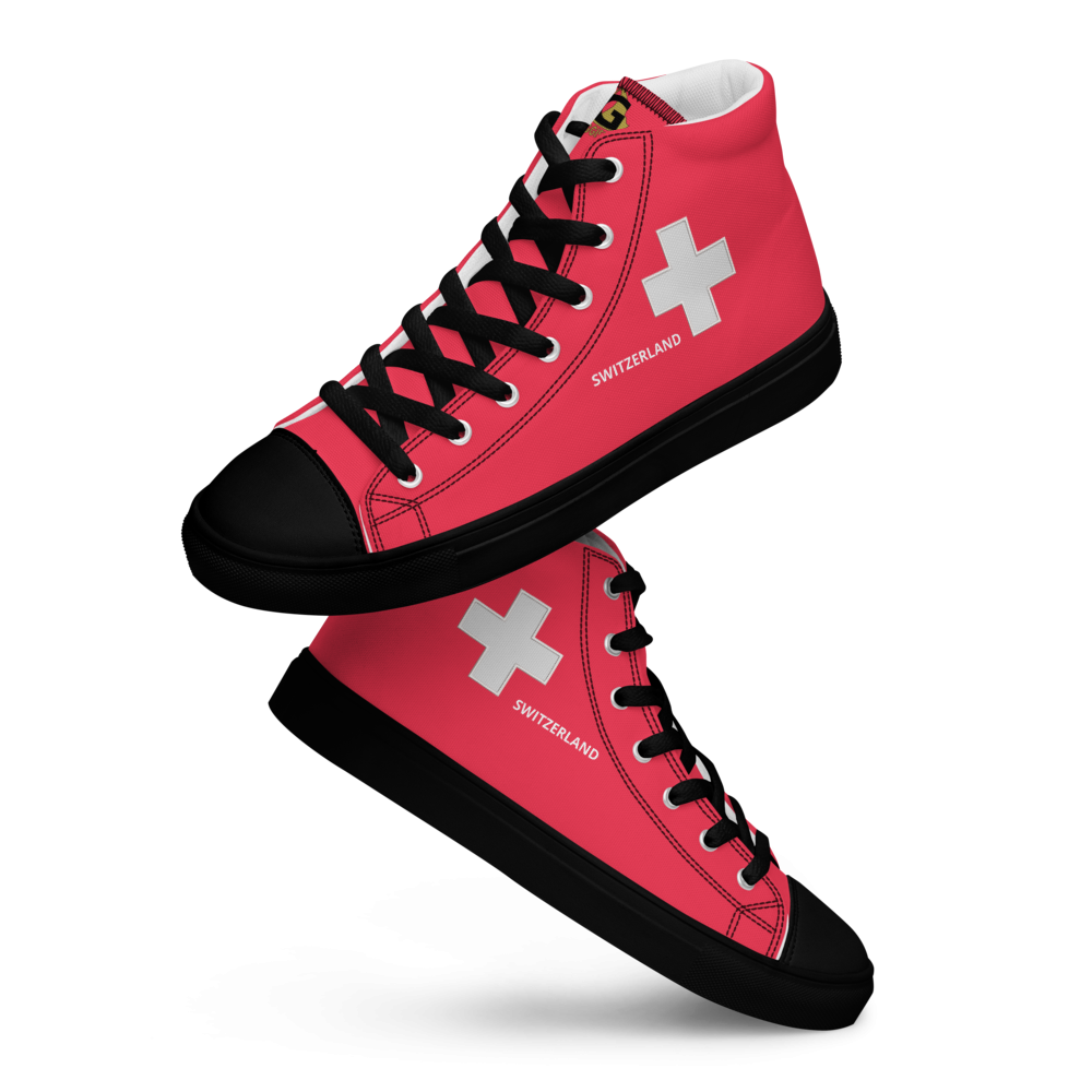 Switzerland Ladies High Top Sneakers