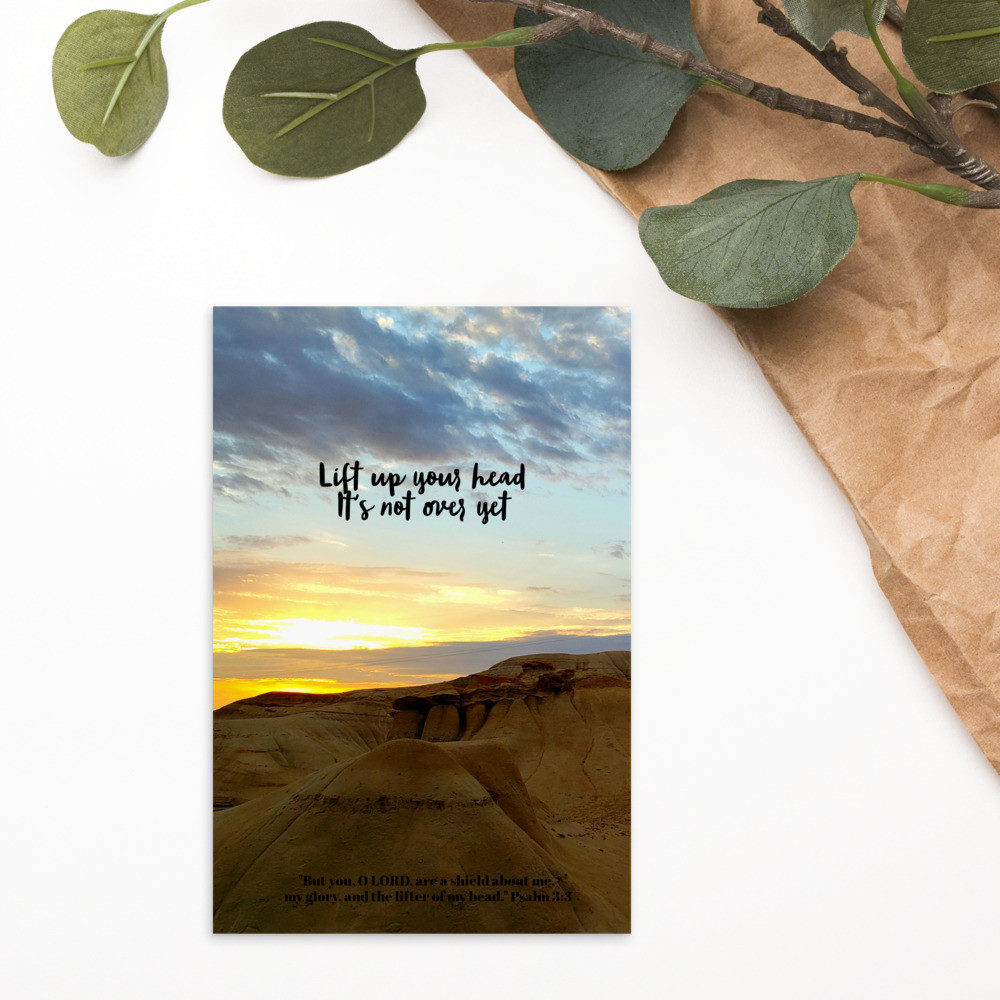 Lift Up Your Head Postcard