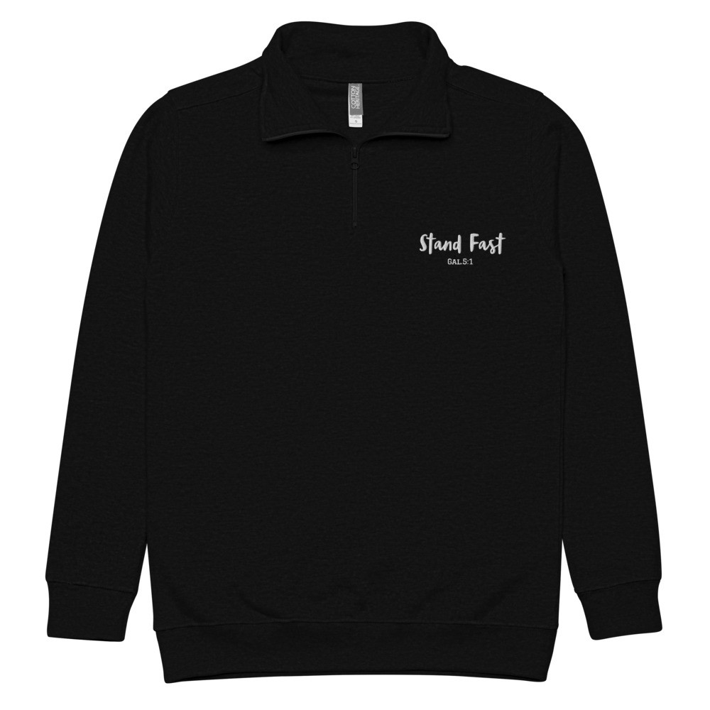 Stand Fast Unisex Fleece zippered Pullover