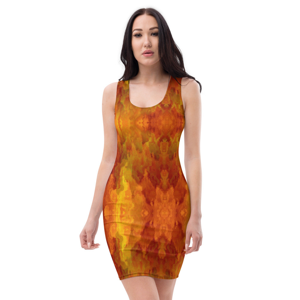 Sublimation Cut & Sew Dress FIRE