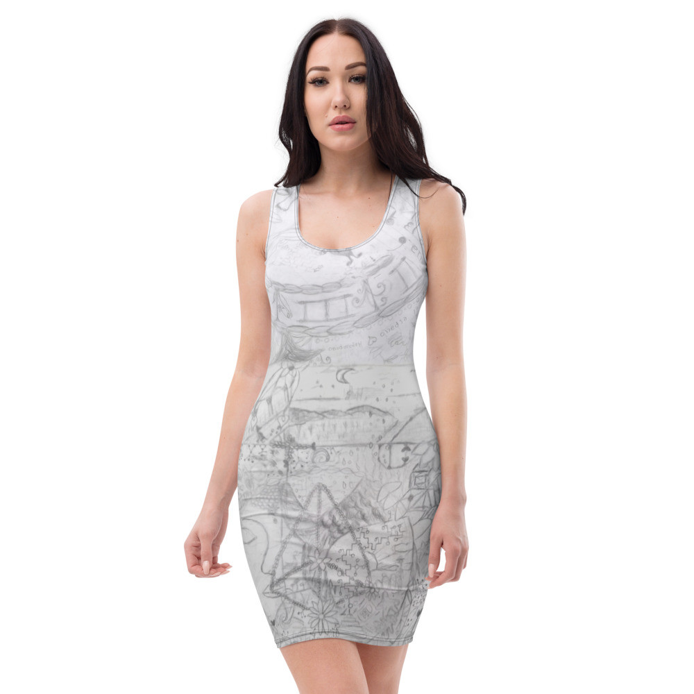 Sublimation Cut & Sew Dress LidiaPL drawings