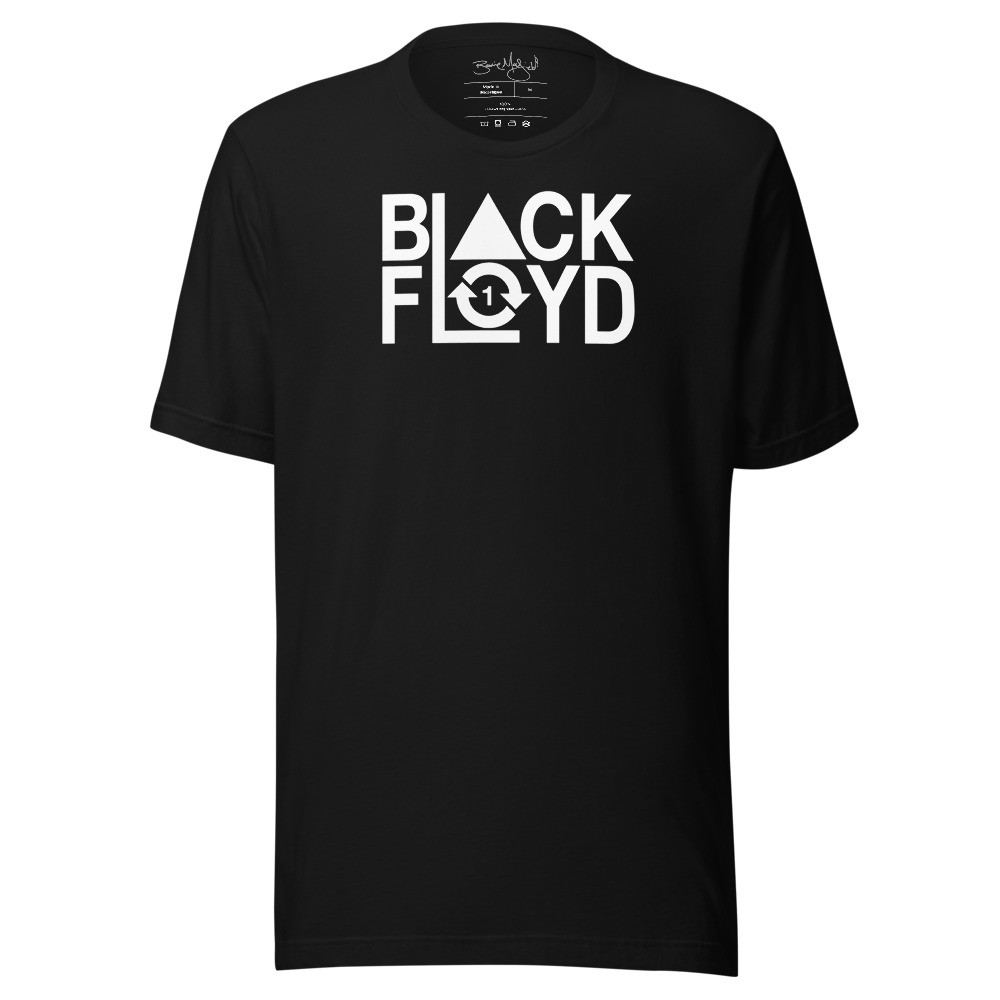 BLACK FLOYD LOGO TEE