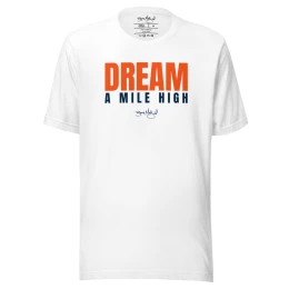 BM - DREAM A MILE HIGH TEE — White/Orange/Navy