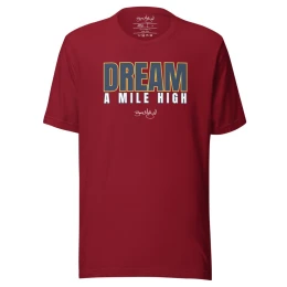 BM - DREAM A MILE HIGH TEE — Red/Navy/White