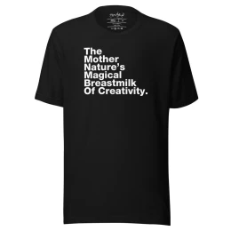 BOON TV - MOTHER NATURE TEE - Black/White