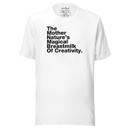 BOON TV - MOTHER NATURE TEE - White/Black