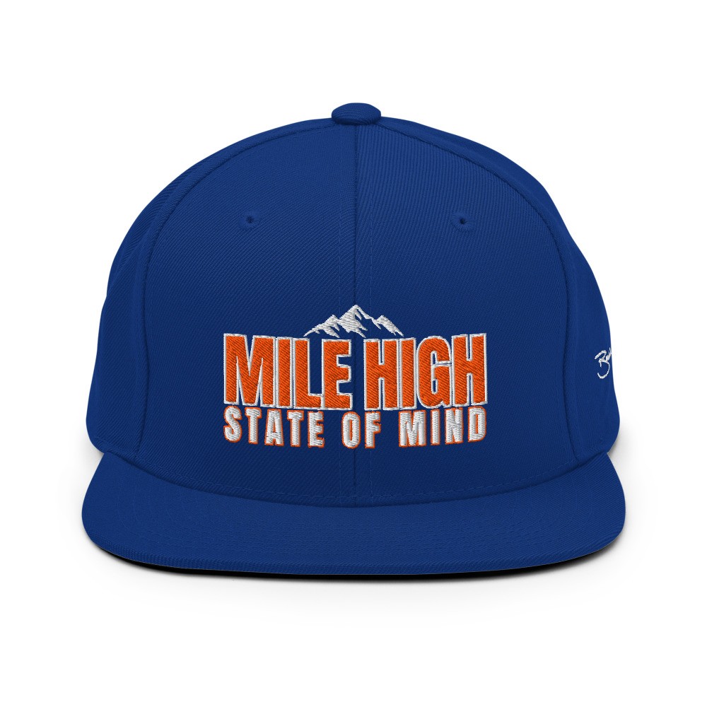 BM - MILE HIGH STATE OF MIND CAP - Blue/Orange/White