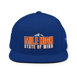 BM - MILE HIGH STATE OF MIND CAP - Blue/Orange/White