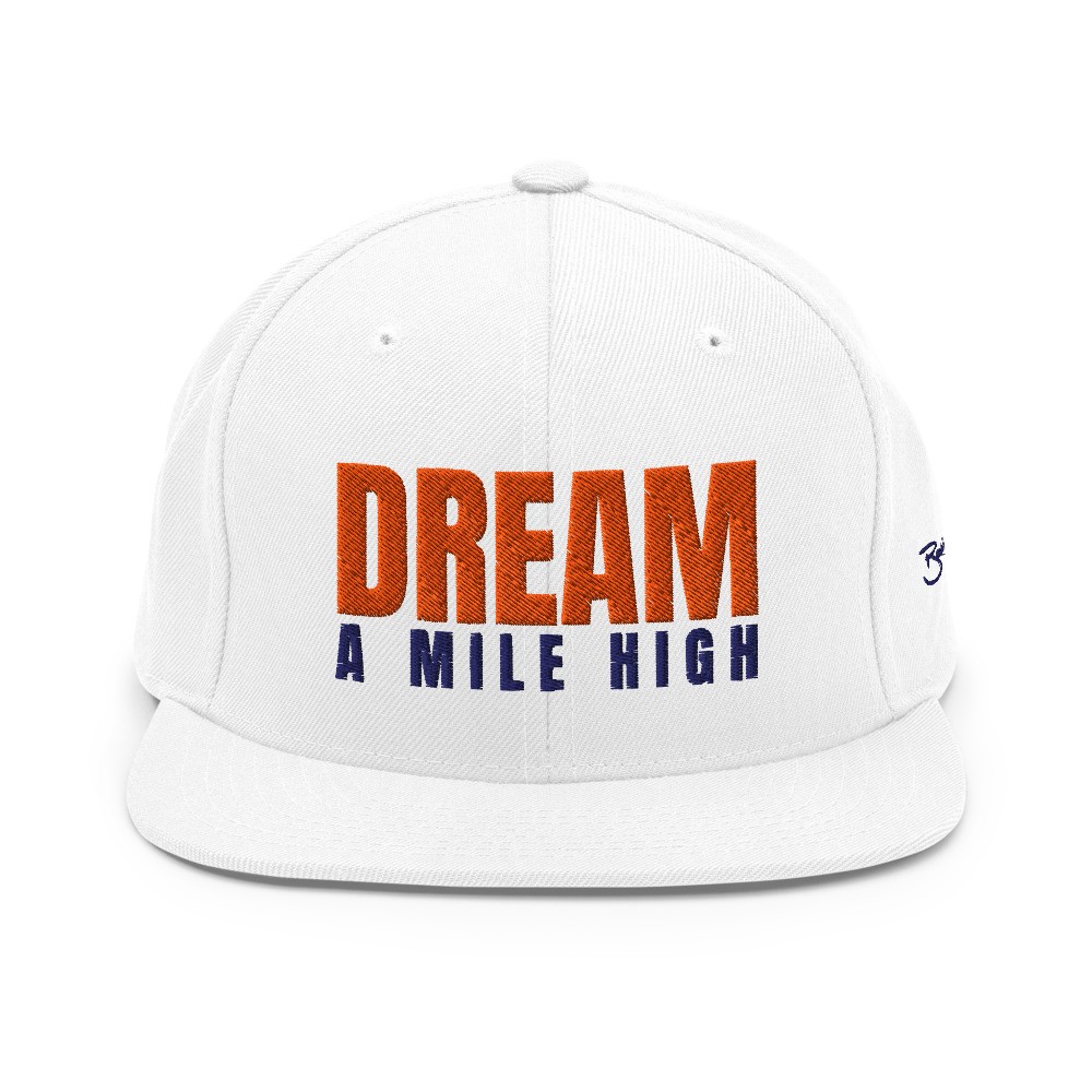 BM - DREAM A MILE HIGH CAP - White/Orange/Navy
