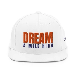 BM - DREAM A MILE HIGH CAP - White/Orange/Navy