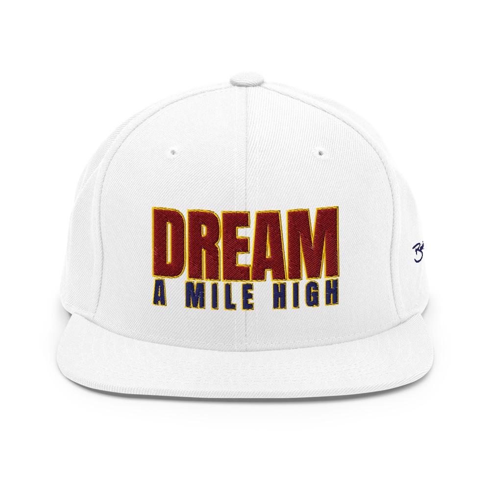 BM - DREAM A MILE HIGH CAP - White/Maroon/Navy/Gold