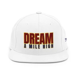 BM - DREAM A MILE HIGH CAP - White/Maroon/Navy/Gold
