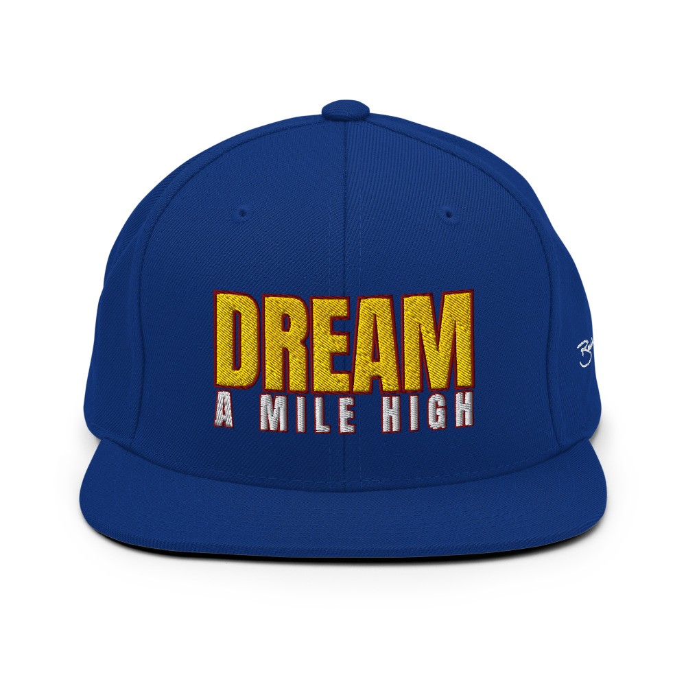 BM - DREAM A MILE HIGH CAP - Blue/Gold/Maroon/White