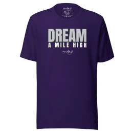 BM - DREAM A MILE HIGH TEE — Purple/Gray/White