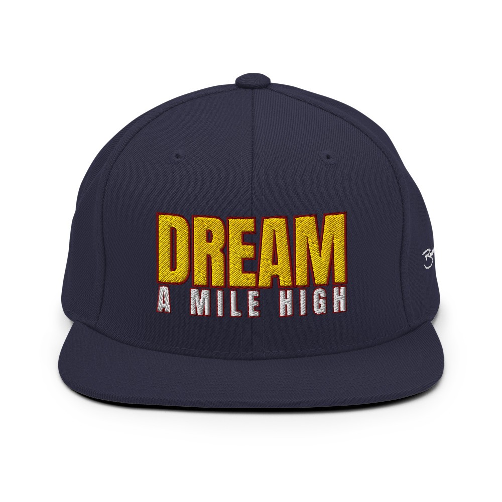 BM - DREAM A MILE HIGH CAP - Navy/Gold/White