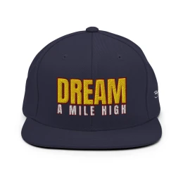 BM - DREAM A MILE HIGH CAP - Navy/Gold/White
