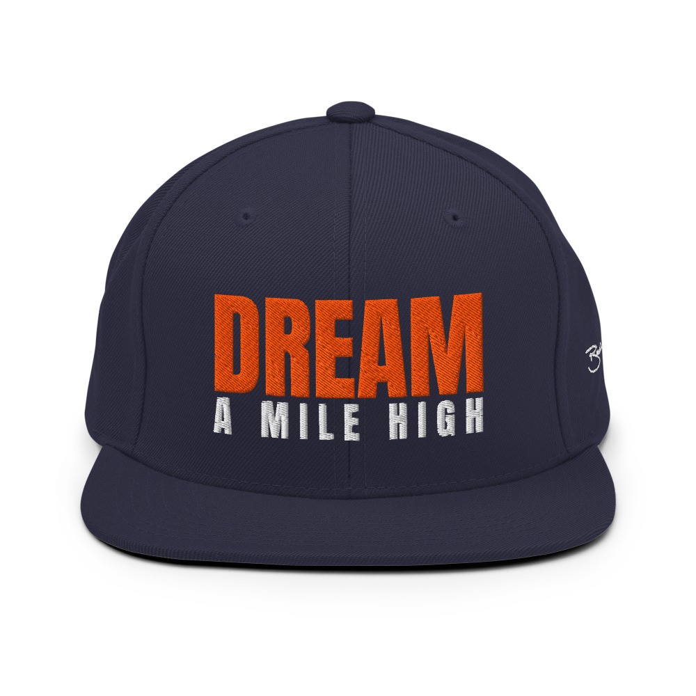 BM - DREAM A MILE HIGH CAP - Navy/Orange